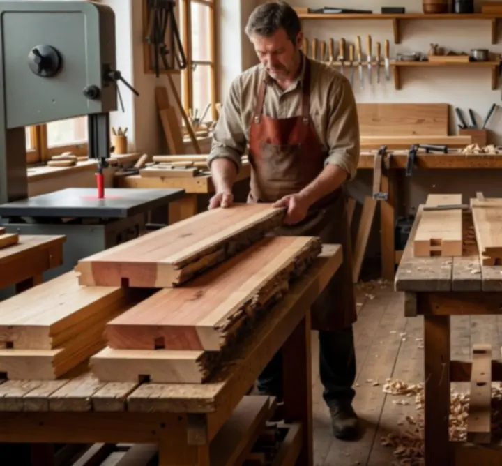 Proces produkcji drewna w zakładzie P.P.H. AND-PEL